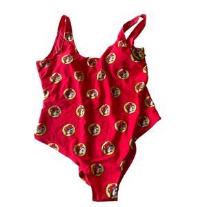 Buc-ee’s Red One Piece Logo Swimsuit Size 2X | NWT Pool Beachwear